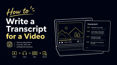 How to Write a Transcript for a Video