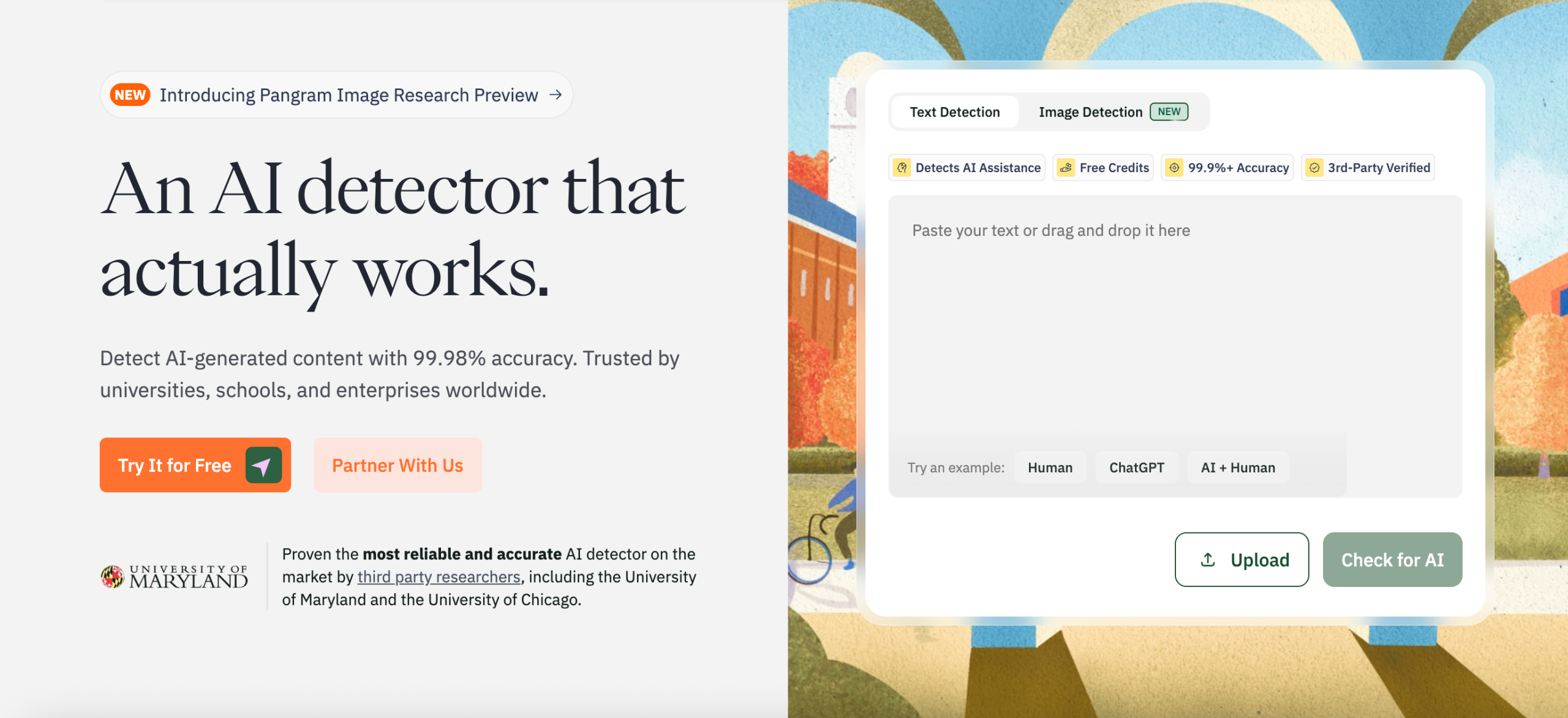 3. Pangram — Best for Publishers and Research-Oriented Detection