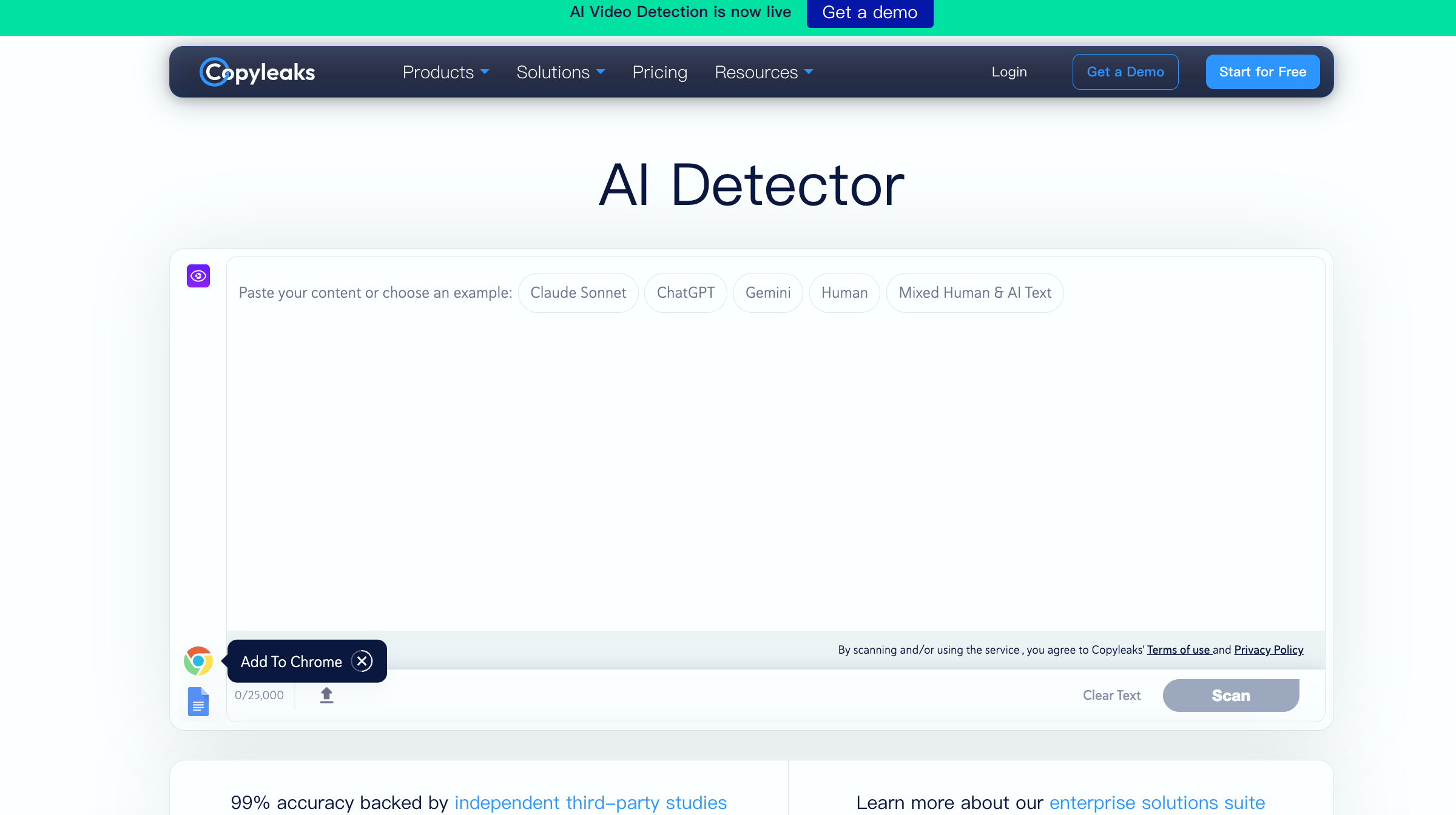 5. Copyleaks — Best for Enterprise, API, and LMS Integration