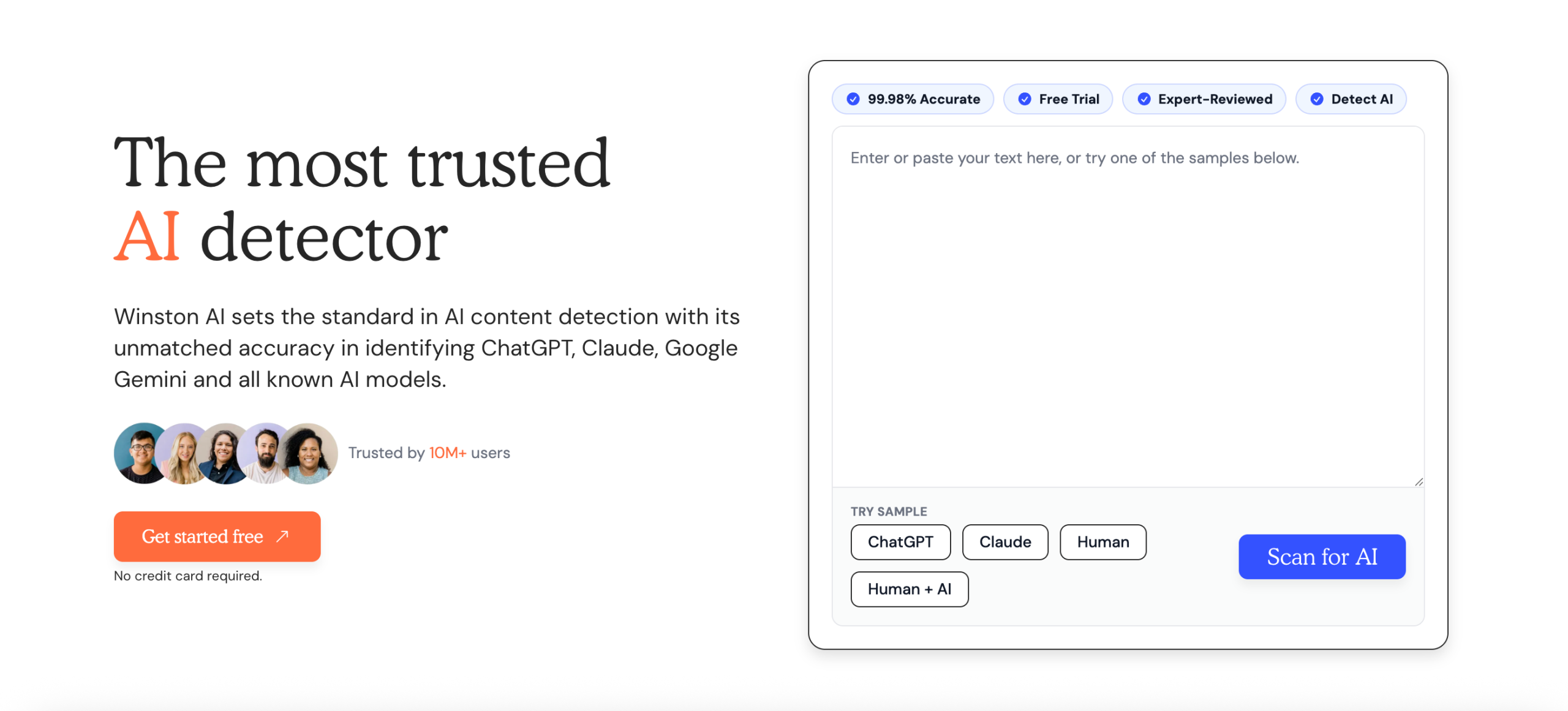 6. Winston AI — Best for Documents, OCR, and AI Image Detection