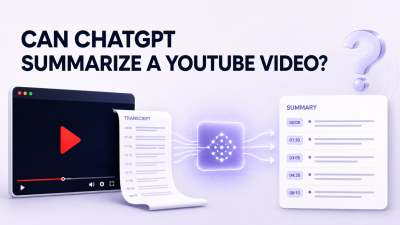 Can ChatGPT Summarize a YouTube Video? 5 Methods That Work in 2026