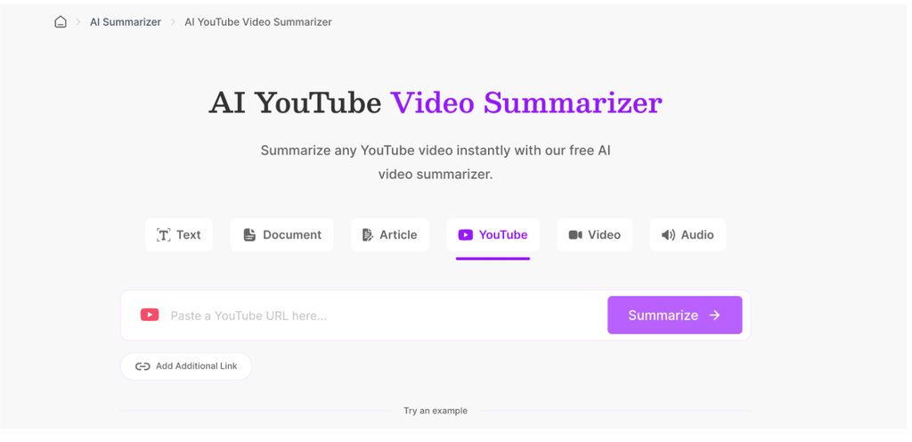 How to use Mindgrasp's YouTube summarizer