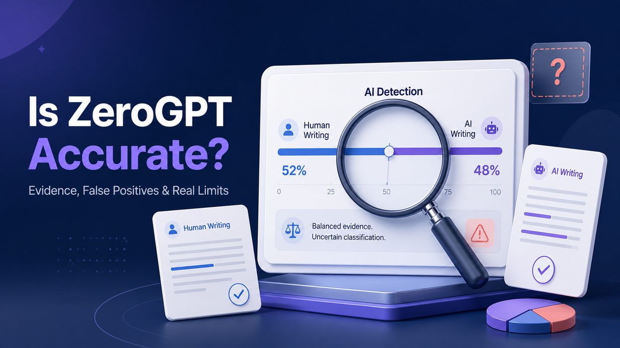 Is Zerogpt Accurate? How Accurate is Zerogpt AI Detector? 2026 Evidence & Tests