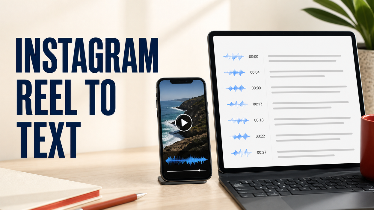 How to Transcribe Instagram Reels Free Online No Login in [2026 Ultimate Guide]